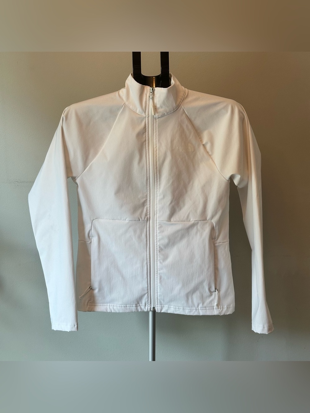 The‎ North Face Apex Softshell Jacket Women XS White Slim Fit Gorpcore